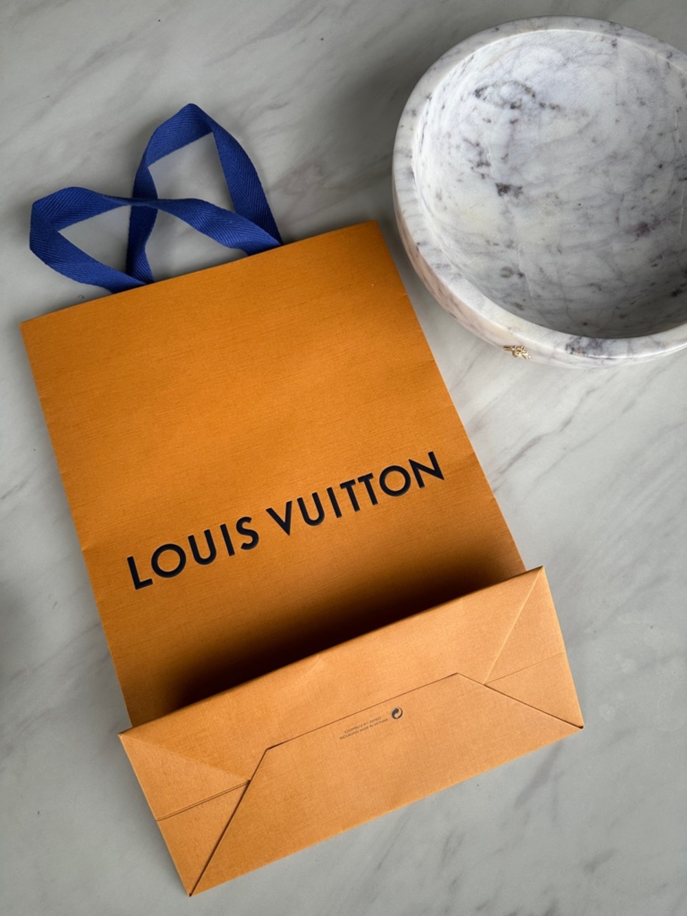 Louis Vuitton Orange Gift Bag - Picture 2 of 8